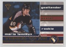 2001 Pacific Private Stock Titanium Three Star Selections Mario Lemieux HOF 0r98