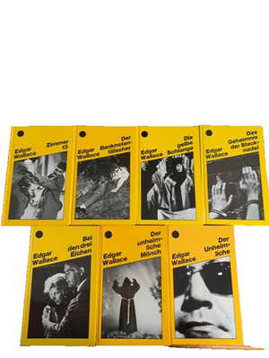 7 Edgar Wallace Bücher - Zimmer 13 u.a.