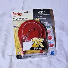 Korky 3" Universal Red Rubber Toilet Flush Valve Flapper Model 3070