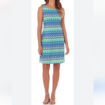 Jude Connally Beth Dress Linked Chain Classic Mature Women Small Jude Cloth