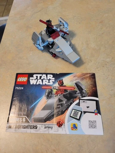 LEGO Star Wars 75224 Sith Infiltrator Microfighter Series 6 Darth Maul w/manual