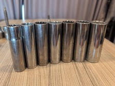 Craftsman 7 piece Metric 1/2" Drive Deep 12 Point Socket Set