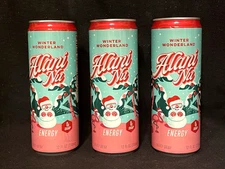 Alani Nu Winter Wonderland Energy Drink 3 pack Sugar-Free Limited Edition New