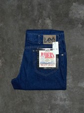 NWT Vintage 80s Deadstock Made in USA Union Made Bootcut Lee riders. Size 36x30