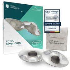 Nursing Cups Nipple Shields for Breastfeeding Newborn Silver Trilaminate Maxi