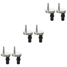 3 Pieces Quick Release Toilet Seat Hinges for Marinetoiler Rv Replacement