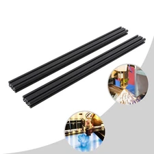 Aluminum T-slot extruded profile 40x80mm, Length 1000mm 2 pieces set