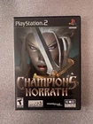 Champions of Norrath (Sony PlayStation 2, 2004) PS2 Black Label Complete CIB