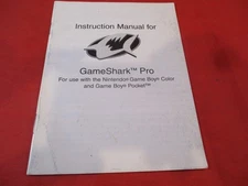GameShark Pro Nintendo Game Boy Color / Pocket Instruction Manual Booklet ONLY U