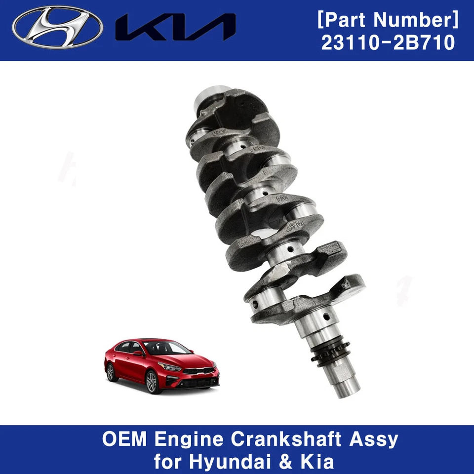 Conjunto de cigüeñal original OEM 231102B710 para Hyundai / Kia 1,6 L (ver descripción) Foto 2 de 4