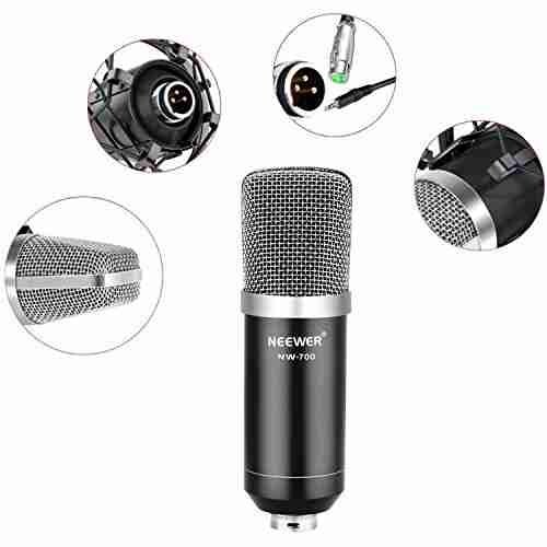 Neewer Pro. Condenser Series Large Diaphragm Studio Recording Microphone NW-700 - Picture 2 of 2