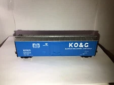HO Scale Branchline KO&G Kansas Oklahoma and Gulf 40' Insulated Boxcar #30010
