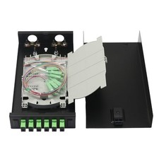 -6 SC-APC Singlemode Couplers 6 Core SC Box Fiber Optic Cables Wall Mount Fib...