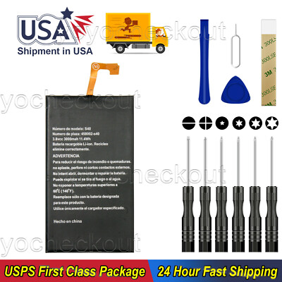 Replacement Battery CAT S40 3000mAh For 458002-S40 Caterpillar CAT S40 USA