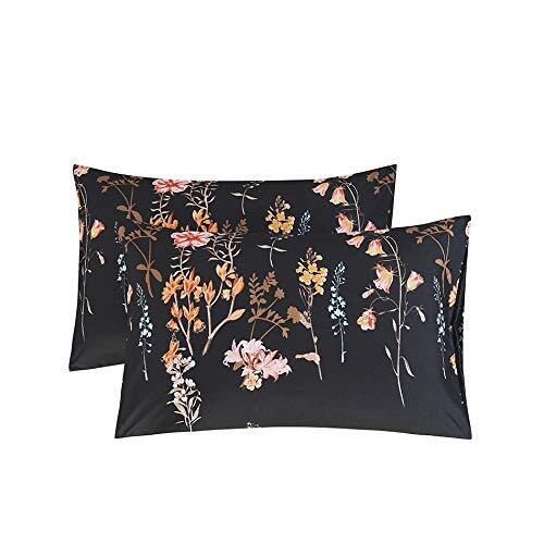 Elastic Fitted Sheet Set Wrap Around Queen King Size Bed Pillowcase Soft Floral - Picture 149 of 207