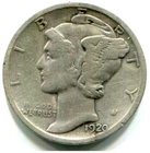 1920-D Silver Mercury Dime !! Better Date !!