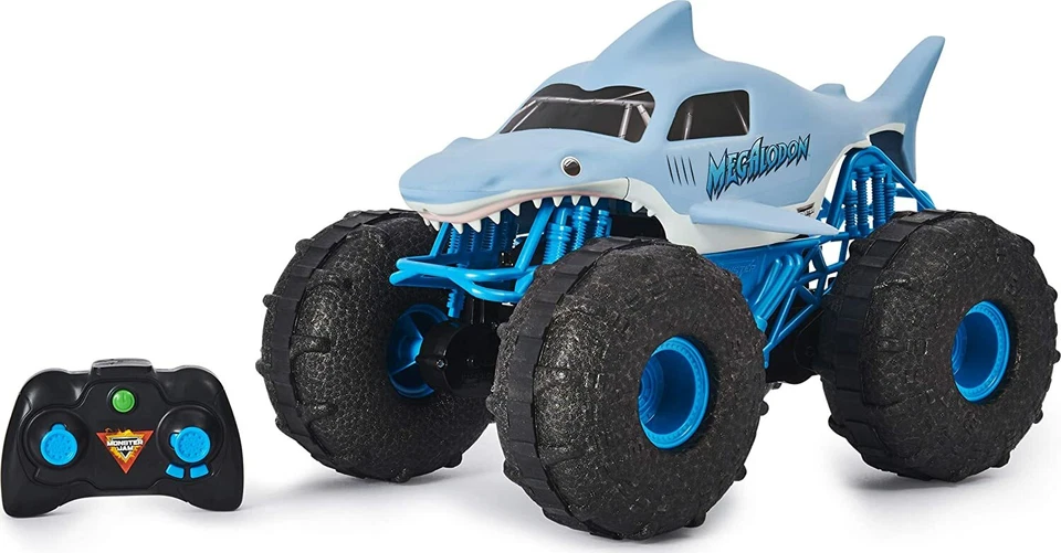 Spin Master 6056227 Monster Jam Megalodon Storm RC Amphibienfahrzeug Hai-Optik - Bild 2 von 4