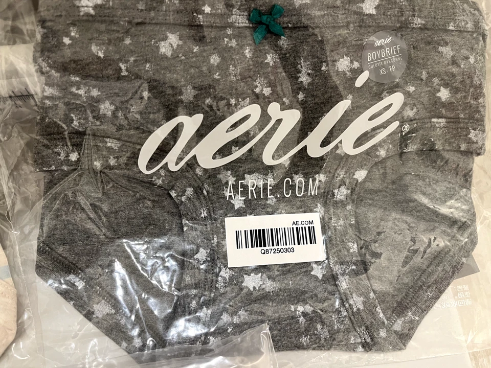 NEW Aerie 5pc Boyshort Panties- Stripes and Stars- Women’s Size XS - Image 4 of 4