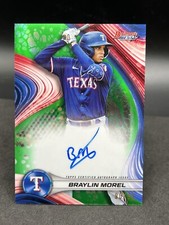 2024 Bowman’s Best Top Prospects Auto  Braylin Morel Green Refractor /99