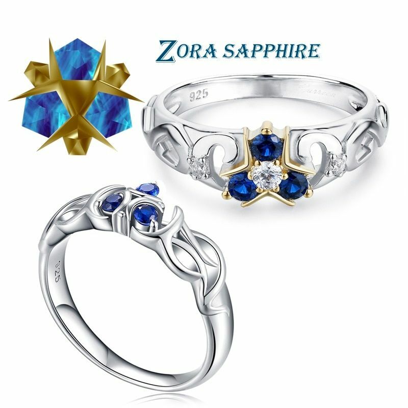 Kapper Pat zonlicht The Legend of Zelda Ocarina of Time Zora Sapphire Engagement Wedding Ring Gift T | eBay Kapper Pat zonlicht The Legend of Zelda Ocarina of Time Zora Sapphire Engagement Wedding Ring Gift T | eBay