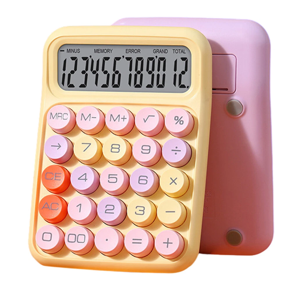 Portable Mechanical Keyboard Calculator for Office and School Use