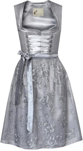 Alte Liebe Bavarian Oktoberfest German Dirndl Dress With Apron Size 38/US 8