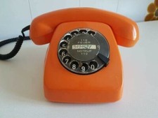 TELEFONO SIP VINTAGE DISC COLOR ARANCIONE ORIGINALE phone rare italian collect