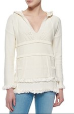 Tory Burch Hooded Baja Cotton Tunic Size Xs 