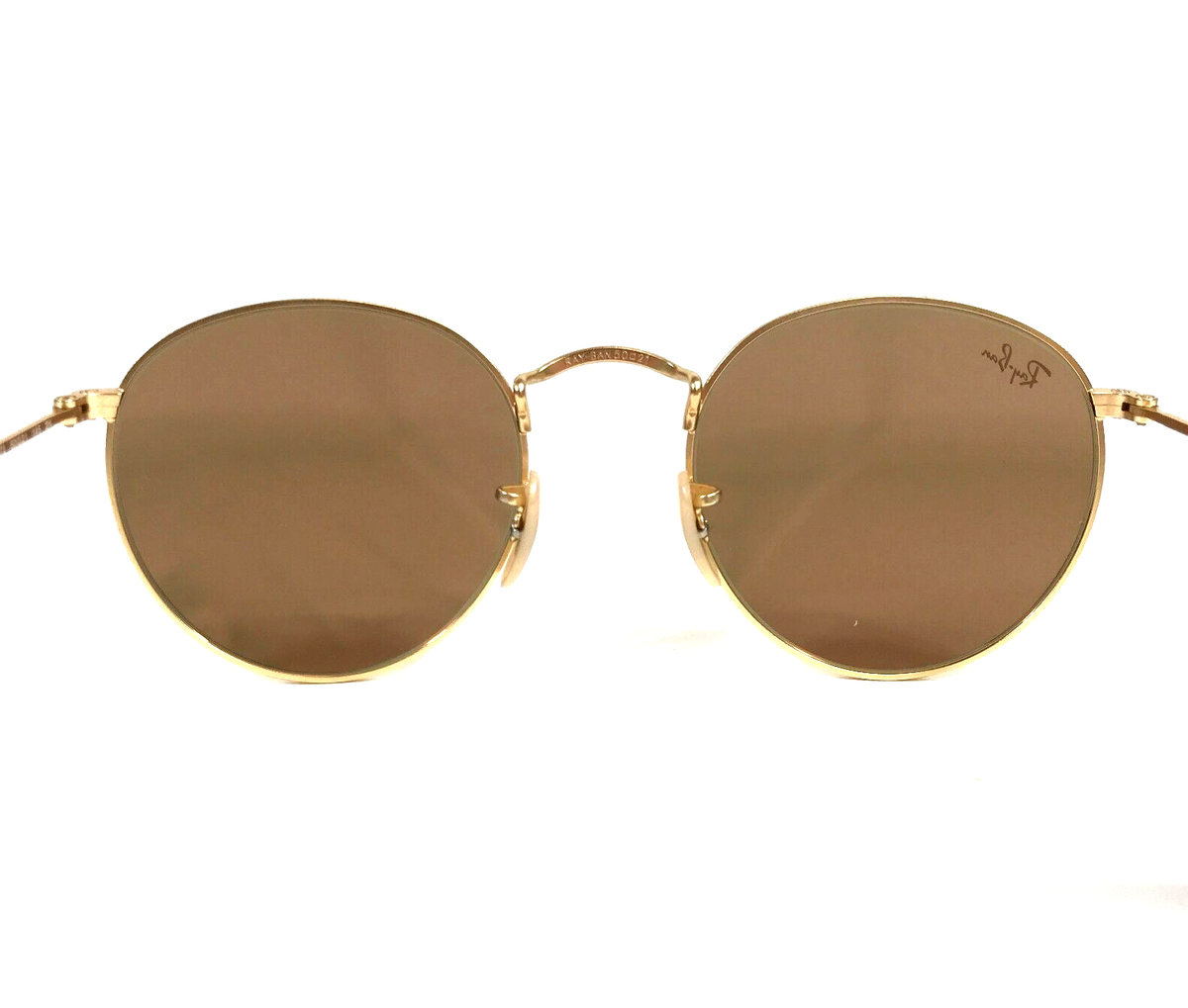 Ray-Ban Sunglasses RB3447 ROUND METAL 112/72 Matte Gold Frames