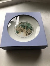 Set of 6 Limoges Scenic Plates Chateau Bordeaux Couleur Philippe Deshoulieres