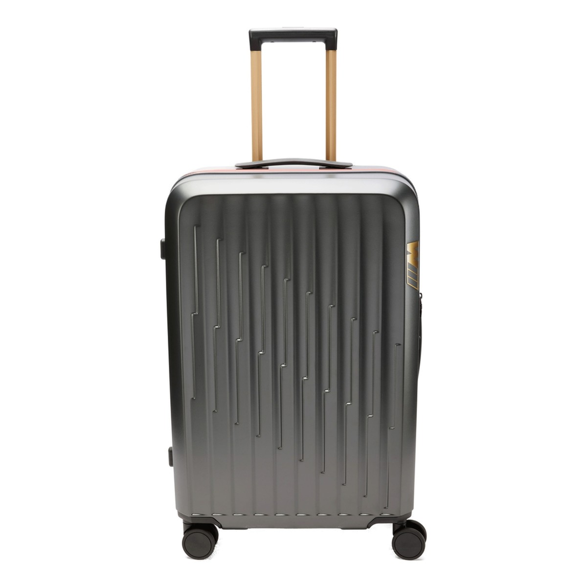 BMW Genuine M Trolley Bag Dark Grey Wheeled Suitcase Cabin Travel 