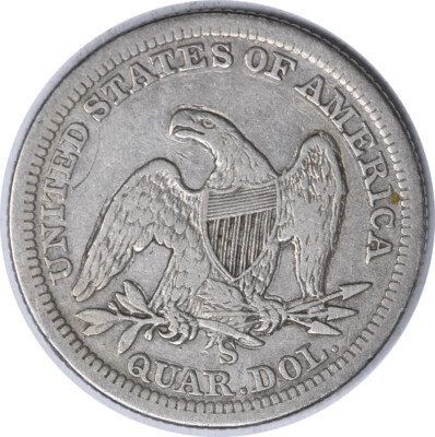 1855-S Liberty Seated Silver Quarter Arrows VF Uncertified #253 | eBay