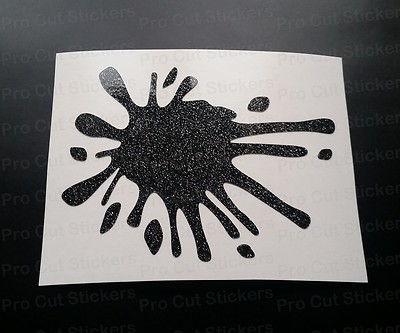 Paint Splat Glitter Vinyl Die Cut Custom Window Bumper Stickers Decals ref:3