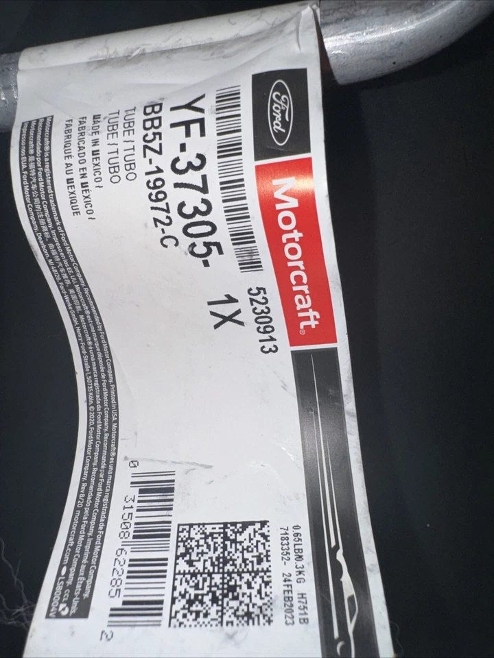 Новый оригинальный производитель Ford 2011-2015 Explorer A/C шланг для разгрузки хладагента BB5Z-19972-C - Изображение 4 из 4