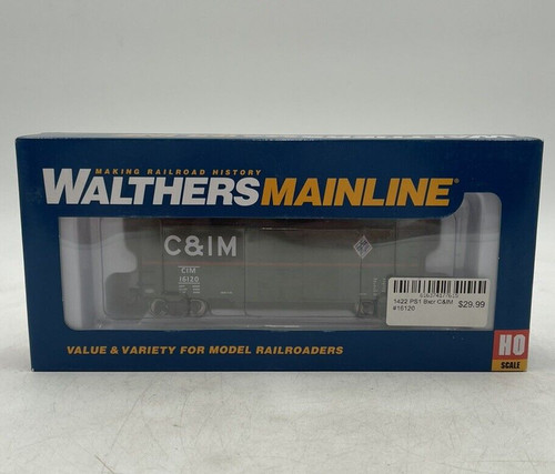 Walthers Mainline HO Chicago e Illinois Midland 40' PS-1 Boxcar #16120 | Zustand: New