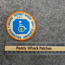 Orange District Spring 1994 Disabilities Awareness Patch