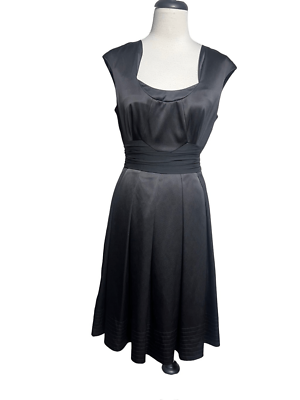 Jackie Jon Sleeveless Silky Little Black Dress Cocktail Formal Dress Size 4  | eBay