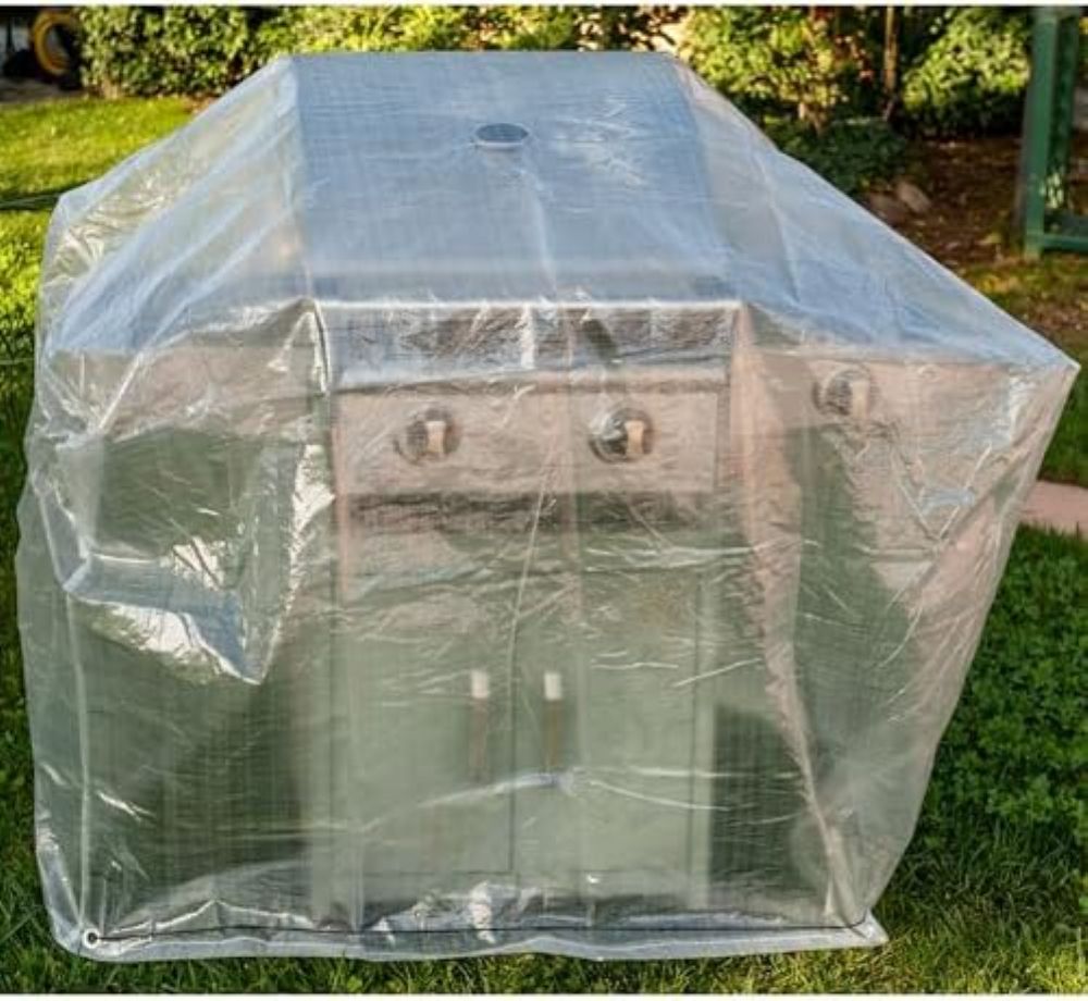 WERKA PRO Copertura per Barbecue e plancha 130x70x80cm
