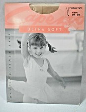 Capezio Tights Footless Beige Size 8-12 1817C Girl's