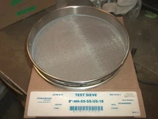 FISHER 8"-HH-SS-SS-US-18 TEST SIEVE 1MM .0394" NO. 18 (197)