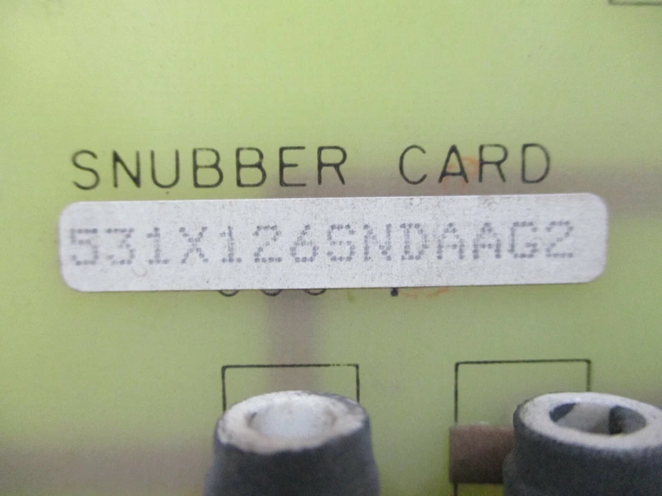 General Electric Fanuc 531X126SNDAAG2 SV-1 Snubber Card Board PLC GE PC PCB 531X - Image 4 of 4