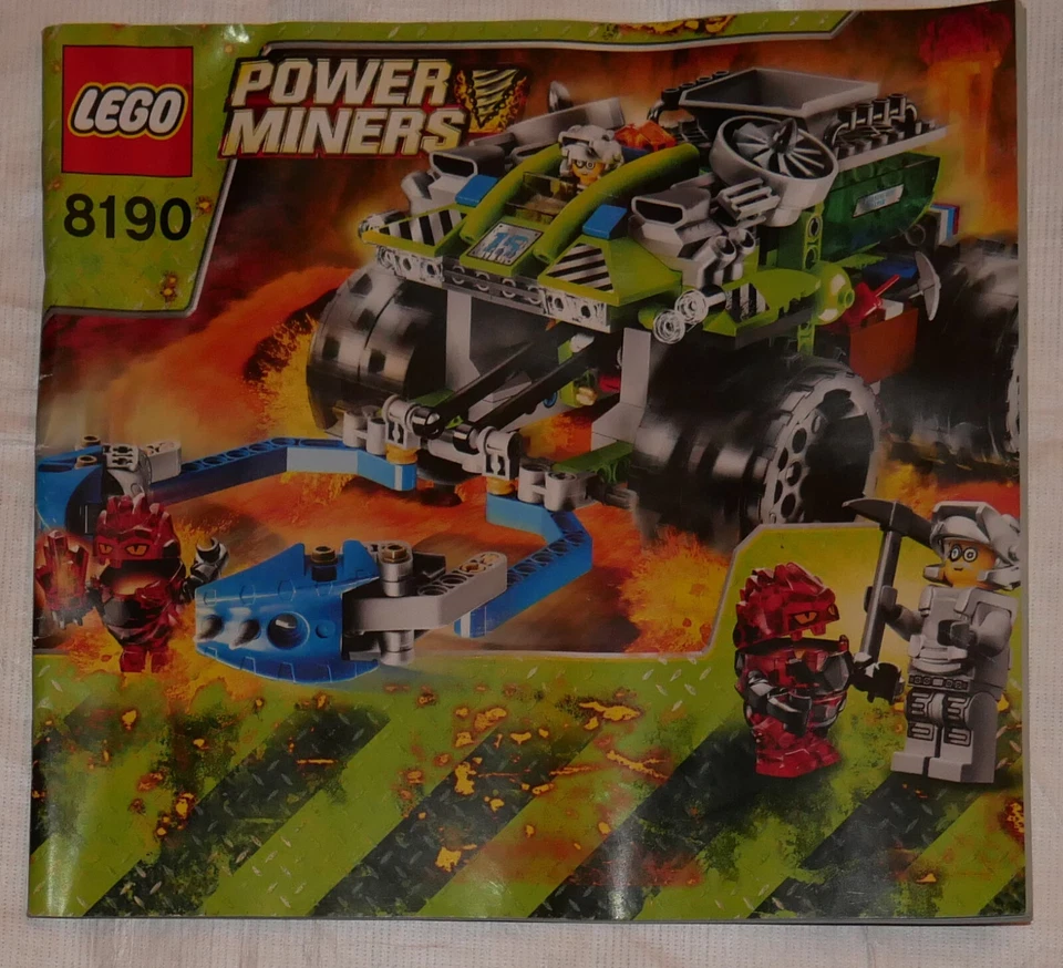 Lego Power Miners BAUANLEITUNG BA (1 Heft) #8190 #79 - Bild 1 von 1
