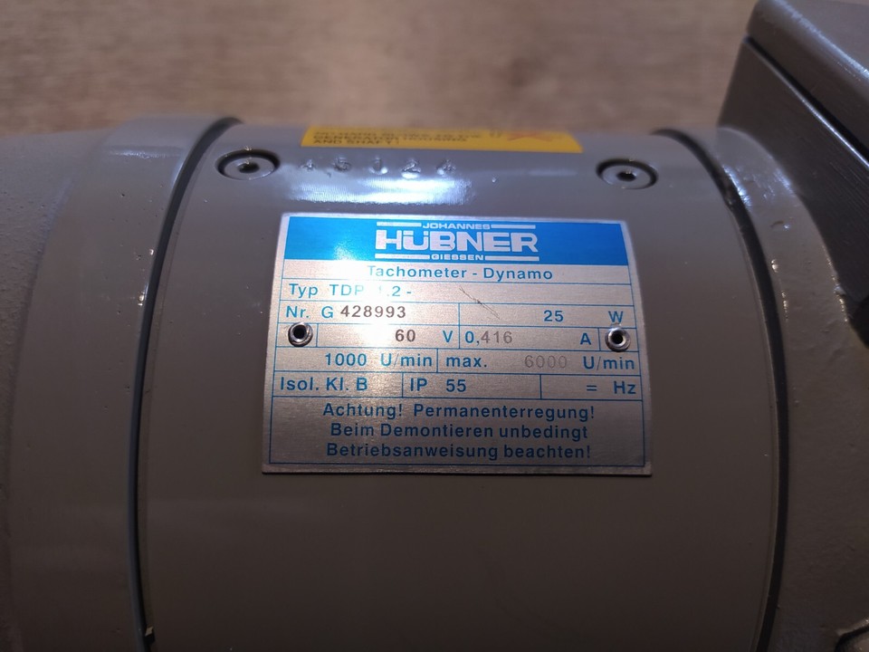 HÜBNER TACHOMETER DYNAMO TDP 1,2 [NEW] | eBay