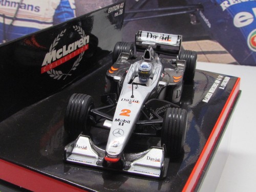 MINICHAMPS /F1 1999 McLAREN MERCEDES MP4/14 - D COULTHARD - 1/43 SCALE MODEL CAR - Picture 4 of 6