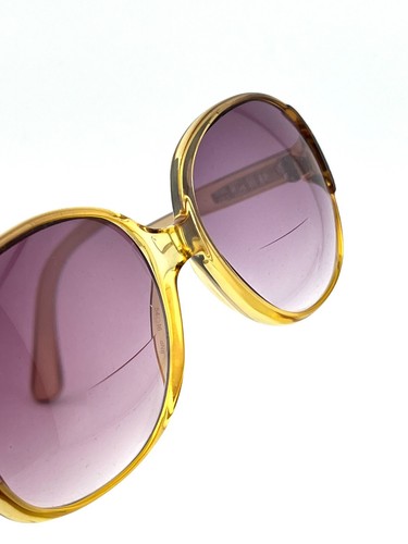 VINTAGE ZEISS 3196 2353 YELLOW/PURPLE OVERSIZED SUNGLASSES - 第 3/8 張圖片