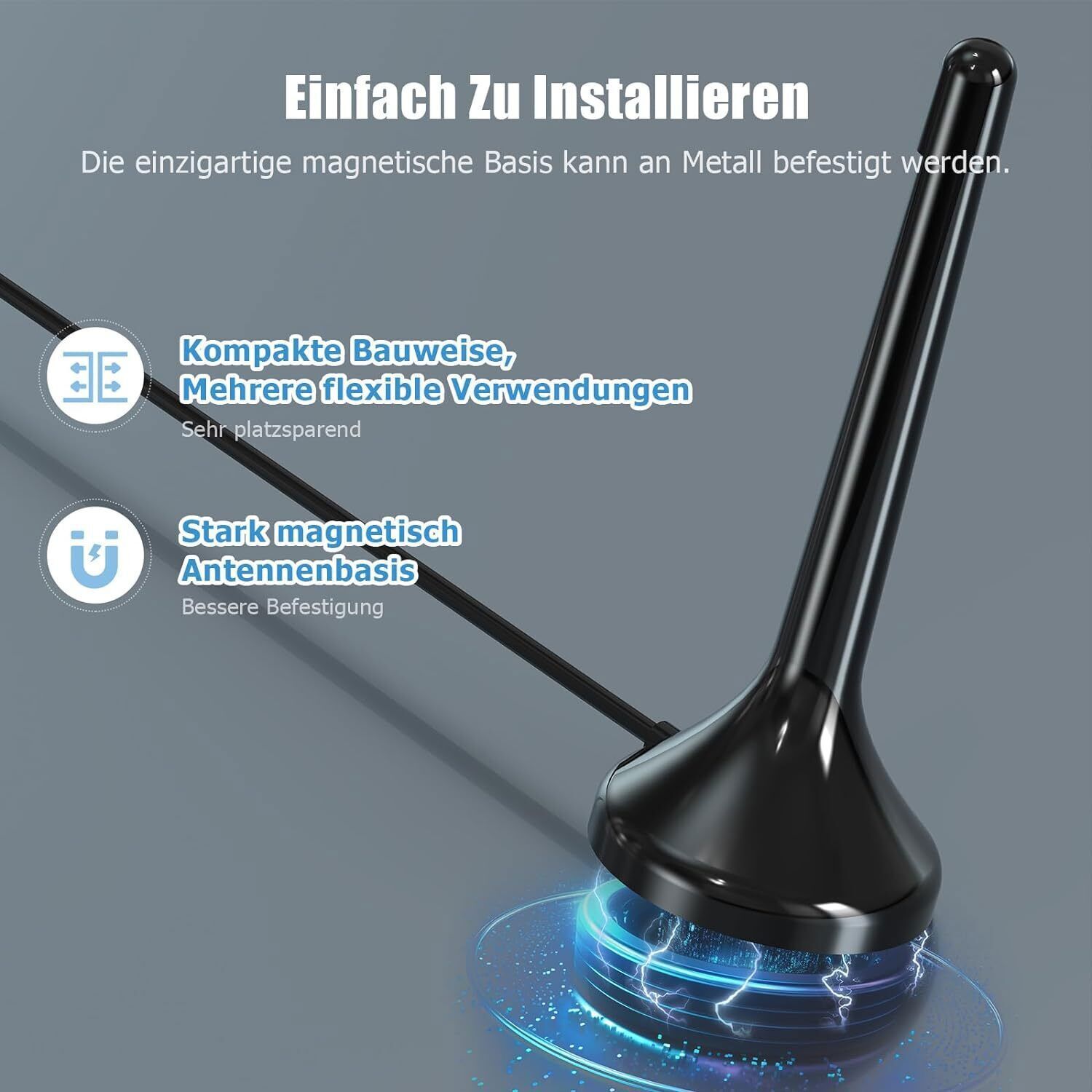 DAB Radio Aerial Hifi System Indoor 3M FM Radio Antenna for Tuner