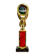 MUSIC TROPHY, MUSIC A NOTES PIANO KEYS 4 FREE LETTERING EIGHT COLORS