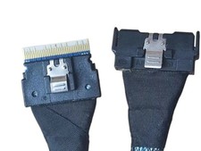 Slimline MCIO SFF 8654 8I to standard 8654 8i NVME connection data cable 63cm