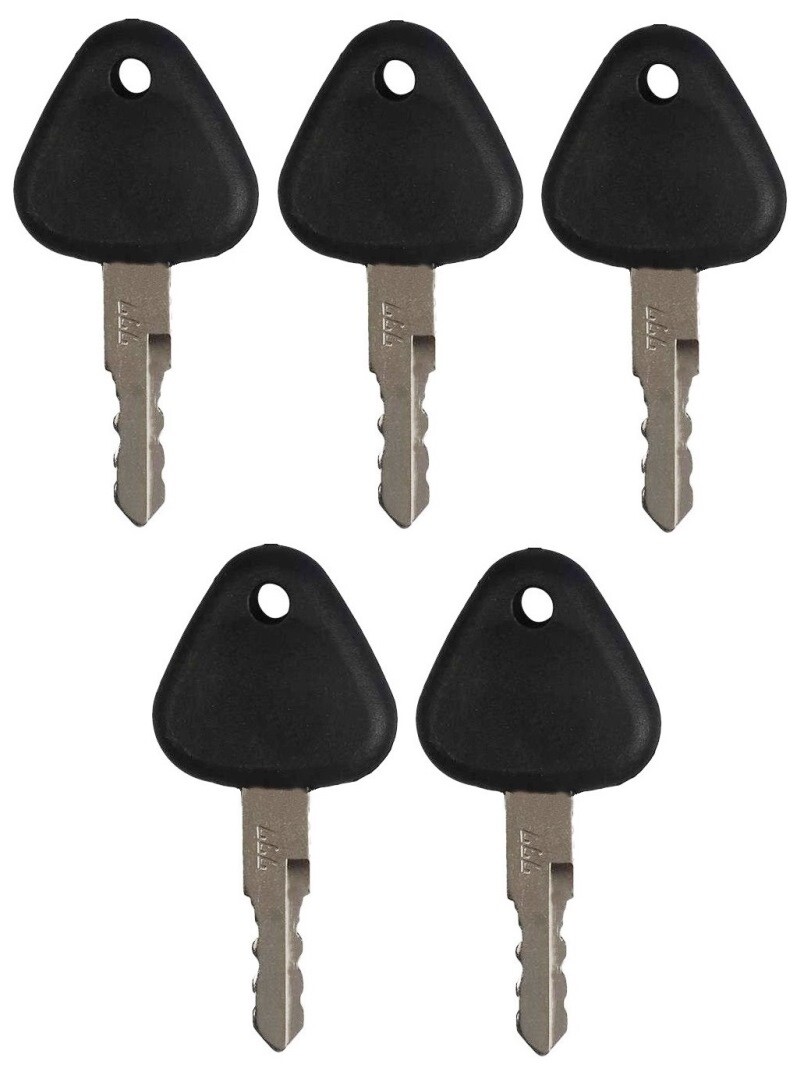 5) Ignition Keys For Volvo, Samsung Excavator Heavy Equipment