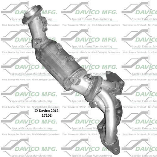 Convertidor catalítico - ajuste exacto - colector Davico 17102 se adapta 03-08 Mazda 6 2,3 L-L4 Foto 4 de 4
